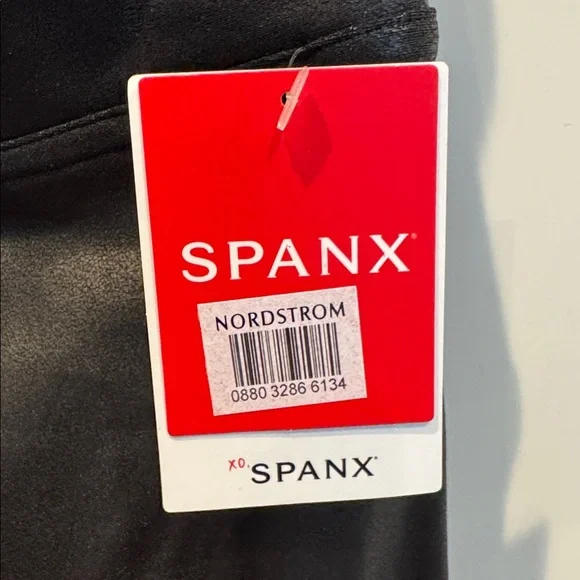 SPANX Faux Leather Leggings NWT Size Medium - Picture 5 of 6